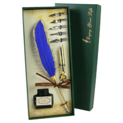 Set de Caligrafie cu Pana, stil Vintage, "Enjoy Your Life" - 8 piese - imagine 4