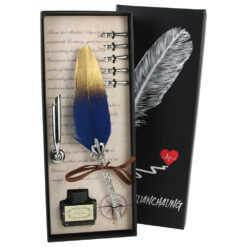 Set de Caligrafie cu Pana, stil Vintage, Vintage World - 8 piese - imagine 5