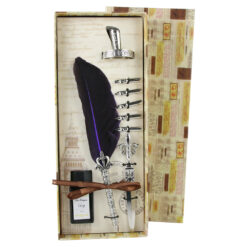 Set de Caligrafie cu Pana, stil Vintage, Alfabeto - 9 piese - imagine 3