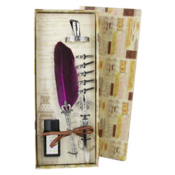 Set de Caligrafie cu Pana, stil Vintage, Alfabeto - 9 piese - imagine 4