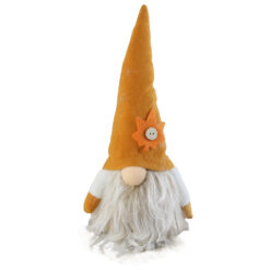 Alternative view of Figurina Spiridus din textil 25 CM, cu frunza