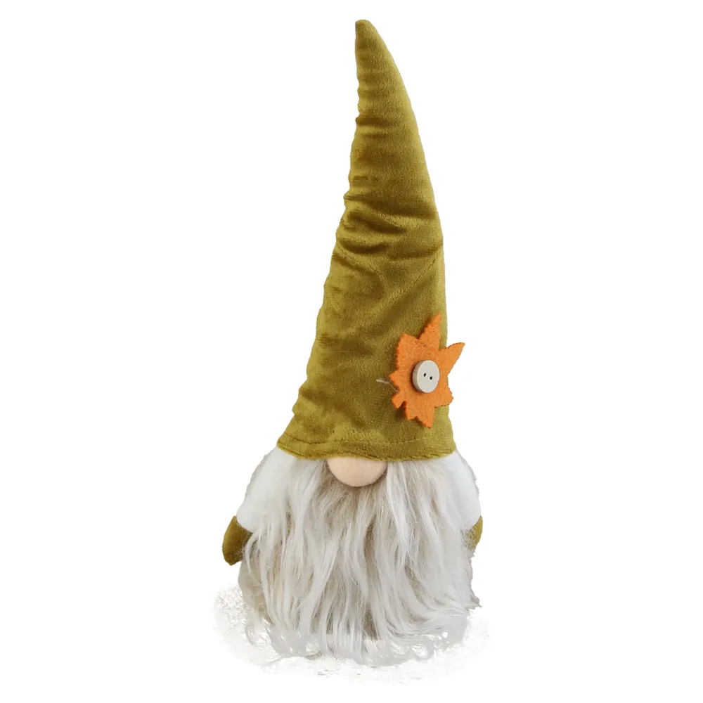Figurina Spiridus din textil 25 CM, cu frunza - imagine 3