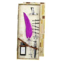 Set de Caligrafie cu Pana, stil Vintage, Big Ben - 9 piese - imagine 5