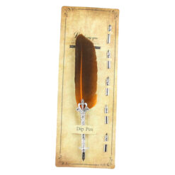 Set de Caligrafie cu Pana, stil Vintage, Dip pen - 6 piese - imagine 4