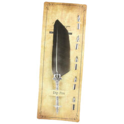 Set de Caligrafie cu Pana, stil Vintage, Dip pen - 6 piese - imagine 5