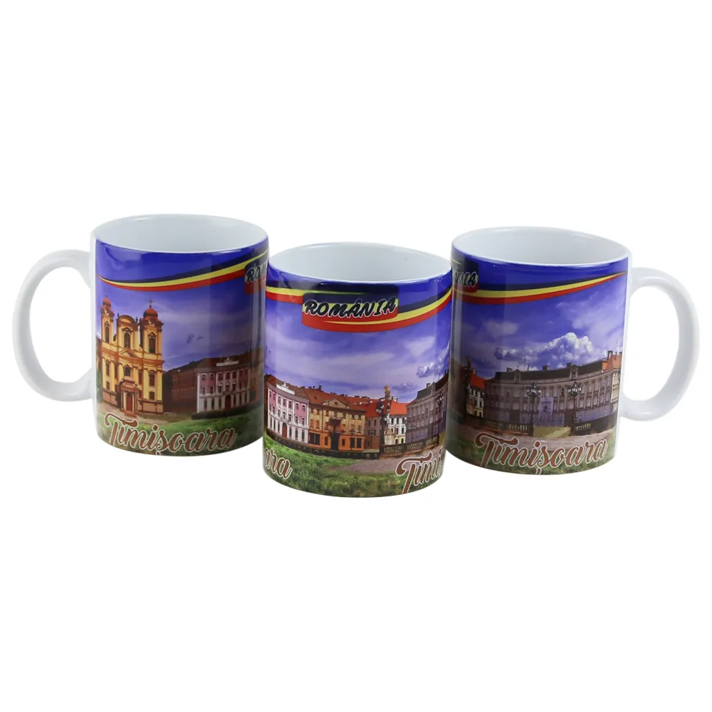 Cana ceramica "Timisoara", 330 ml