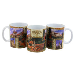 Cana ceramica "Brasov", 330 ml