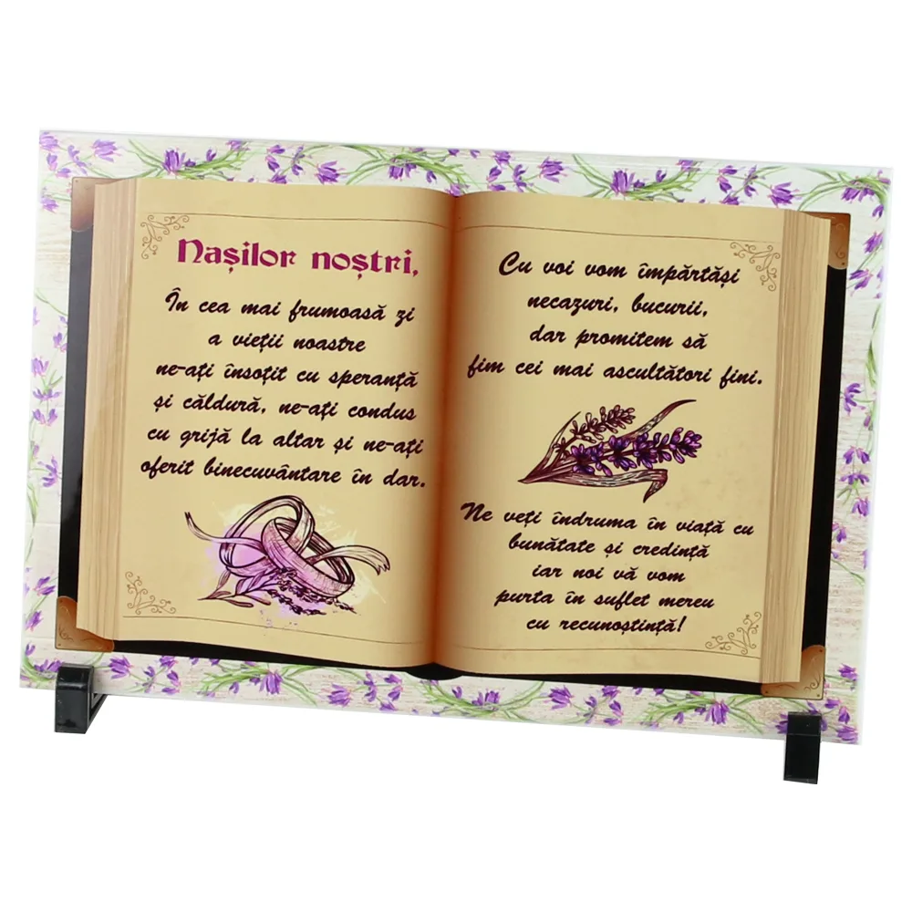 Placa decorativa "Nasilor nostri..." 30x20 CM