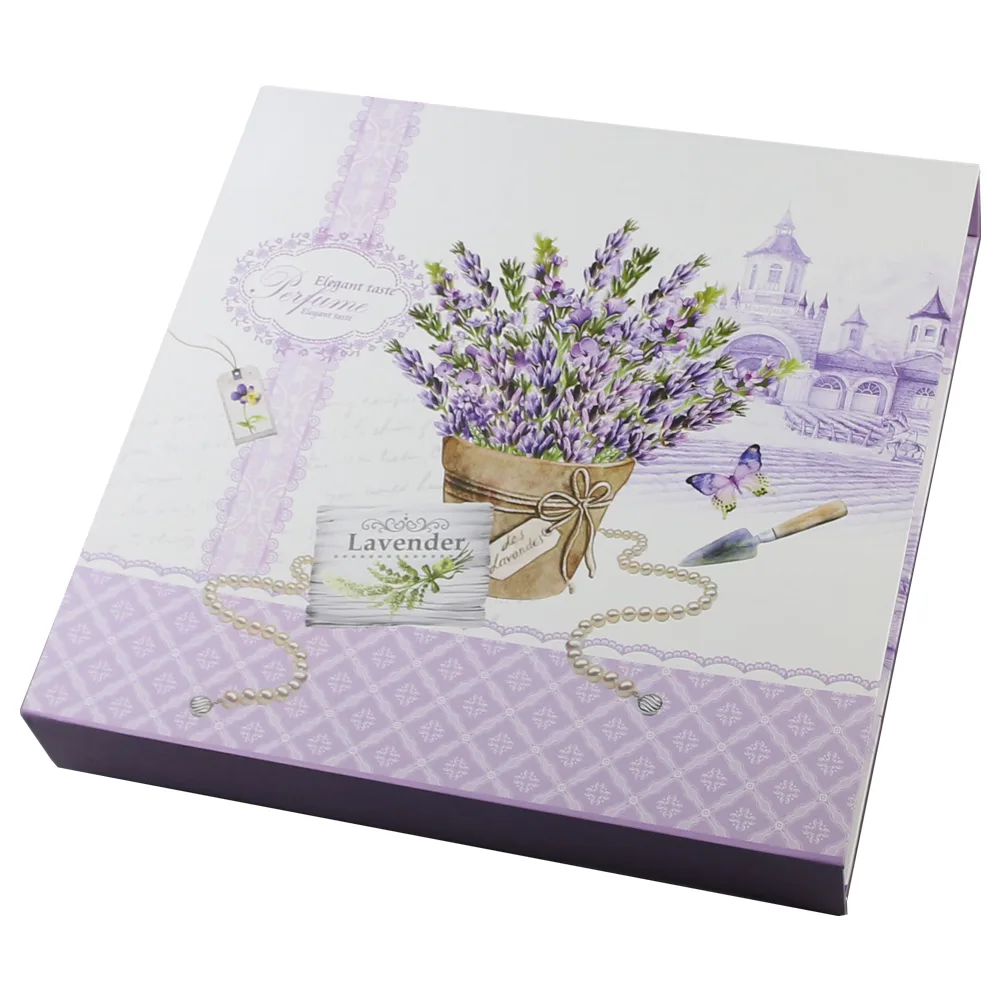 Set tacamuri pentru tort 8 piese cu maner din ceramica Lavender Passion - imagine 2