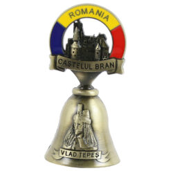 Magnet frigider din metal 4x7.5 CM, Romania, Clopotel - imagine 3
