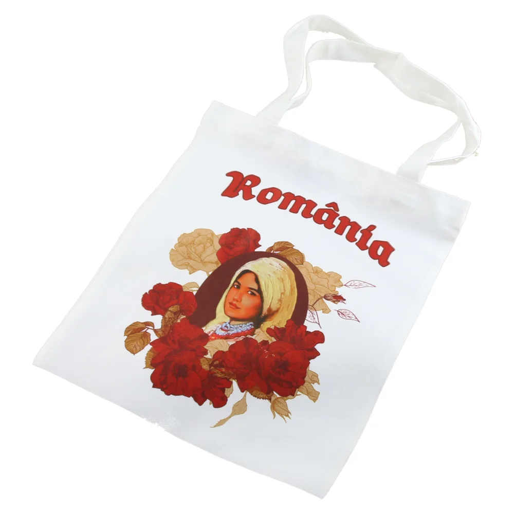 Sacosa textil "Romania", Tarancuta 30x34 CM
