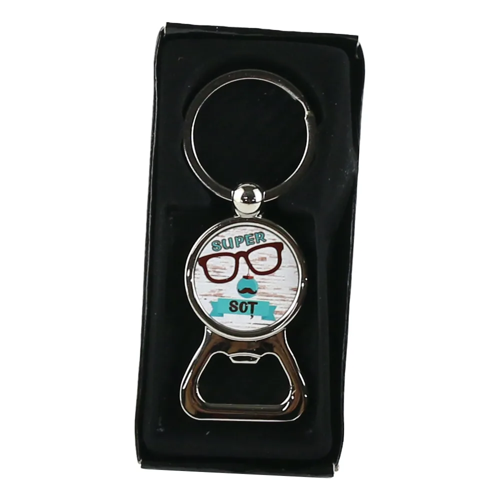 Breloc cu desfacator de sticle "Super Sot" 3x8 CM