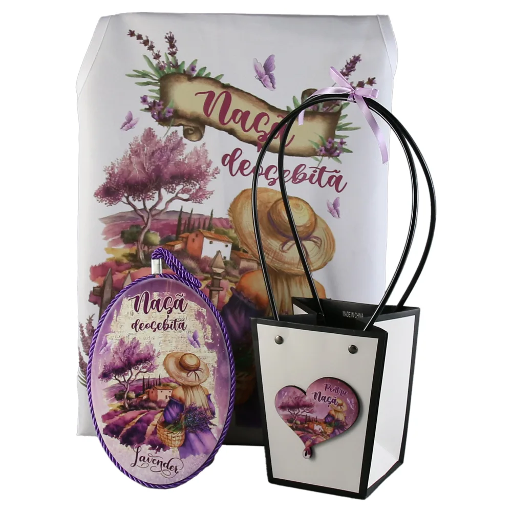 Set cadou "Nasa deosebita", cu 3 piese, Lavender
