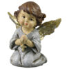 Figurina ingeras cu aripi aurii 6x7 CM, din rasina