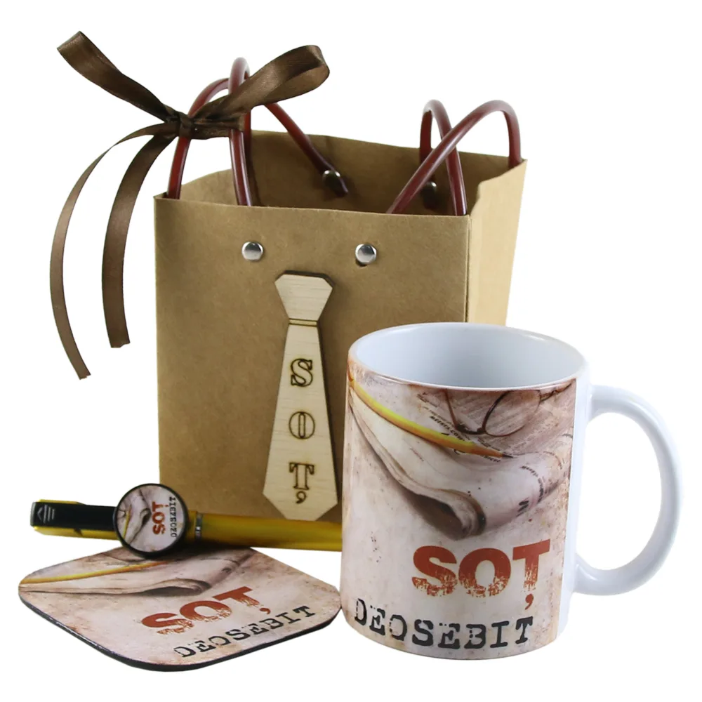 Set cadou "Sot deosebit", cu 4 piese, Vintage