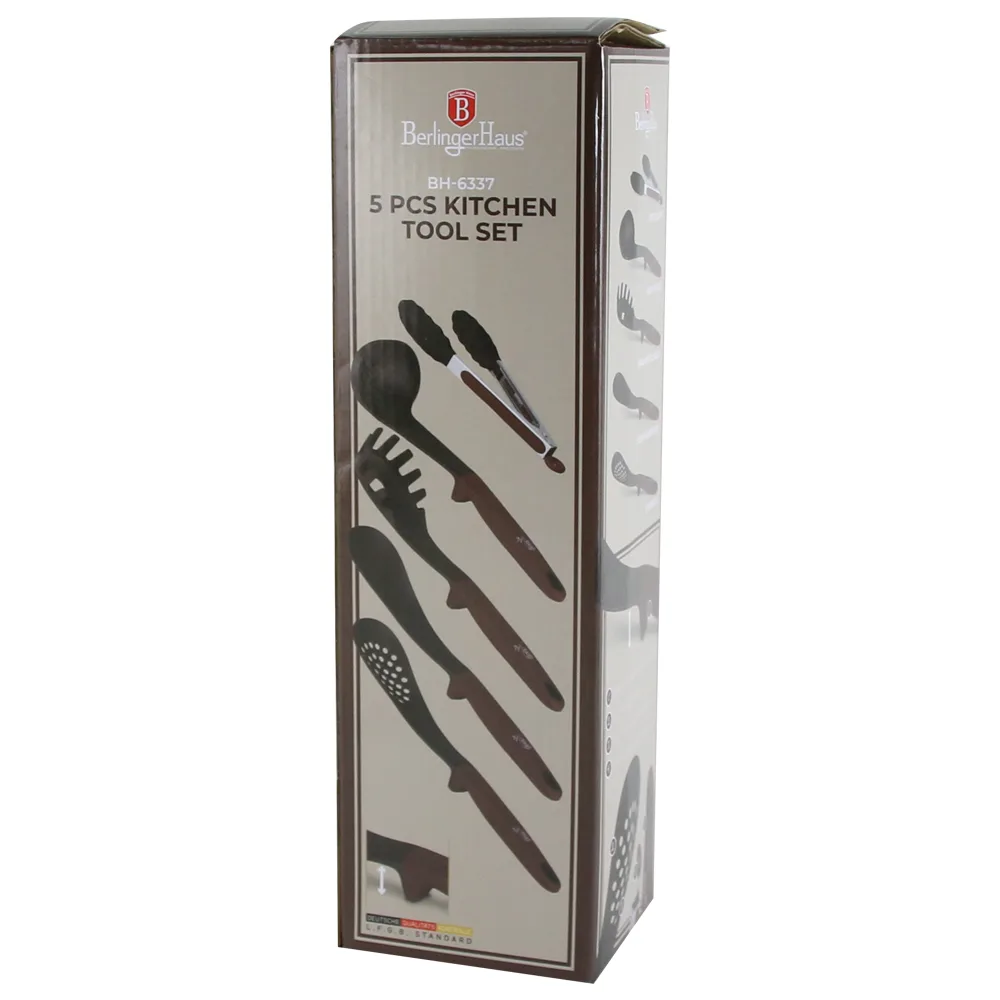 Set 5 ustensile pentru bucatarie din plastic, Leonardo, Berlinger Haus - imagine 2