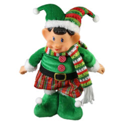 Alternative view of Figurina Elf cu picioare extensibile 40/30 CM, Verde