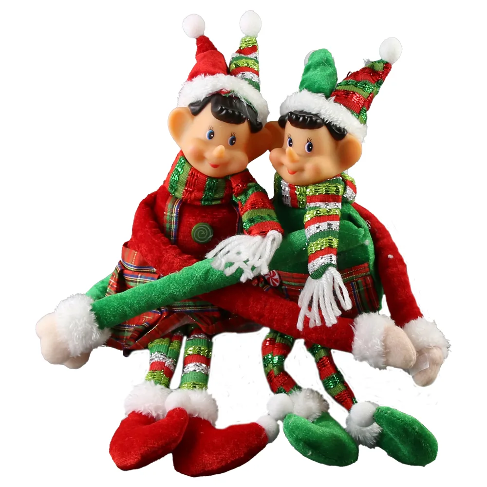 Figurina Elf cu brate lungi si scai 40 CM, din textil - imagine 3