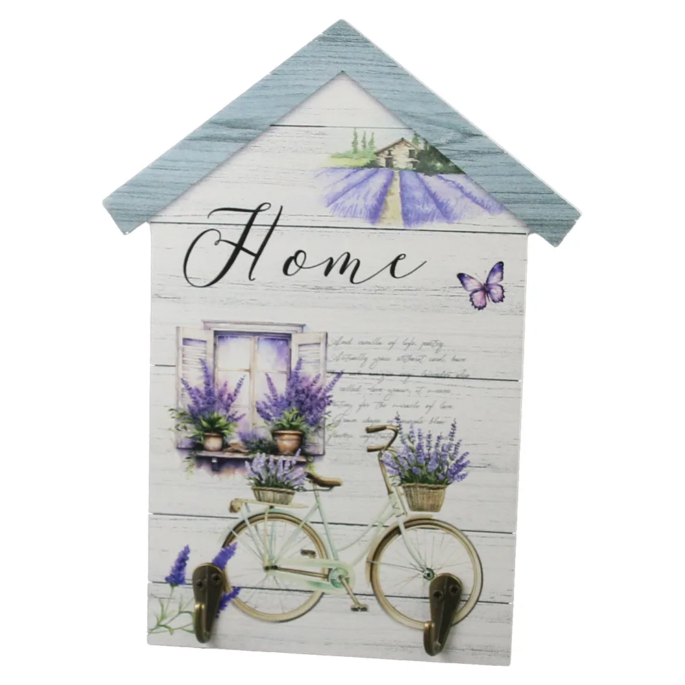 Suport pentru chei din lemn "Home Sweet Home", 19.5x26 CM - imagine 2