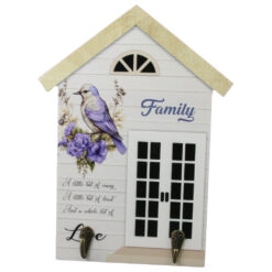 Suport pentru chei din lemn "Home Sweet Home", 19.5x26 CM - imagine 3