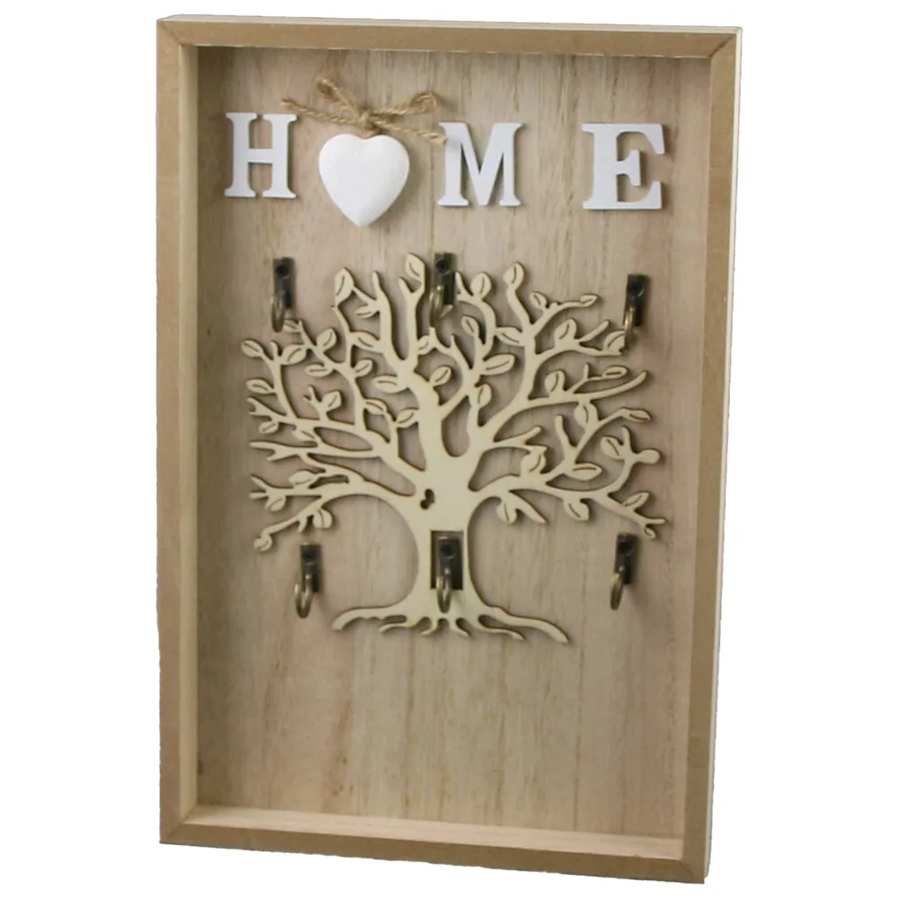 Suport pentru chei din lemn "Home" 20x30 CM, Copacul Vietii