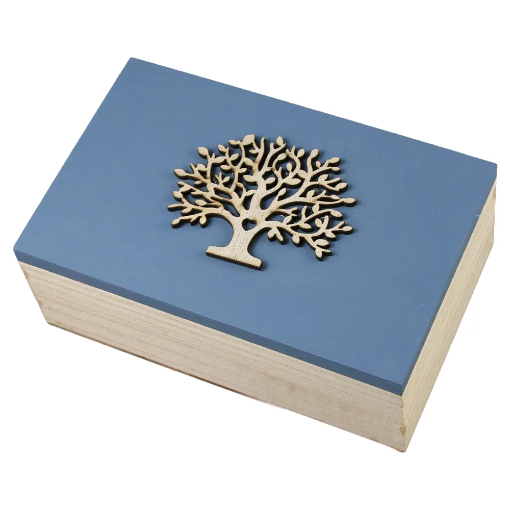 Cutie de bijuterii din lemn 19 x 12 x 7 cm, Copacul Vietii