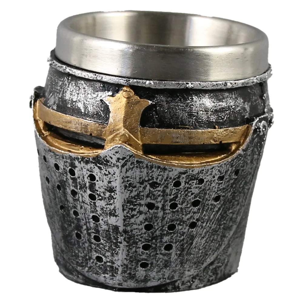 Pahar shot din metal si rasina Cavaler 5x6 CM, m.561