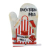Manusa de bucatarie "Bucataria mea, Regulile mele", din textil, 27 CM