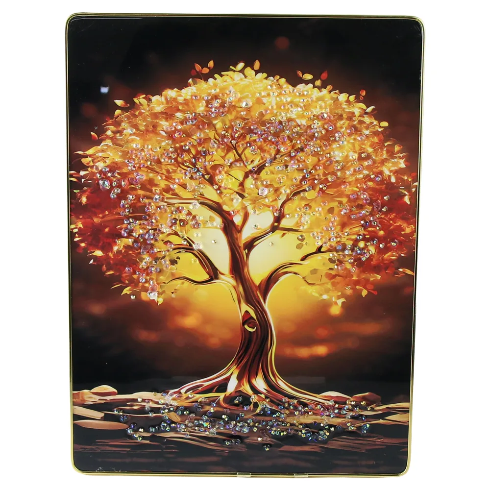 Tablou 3D cu pietricele stralucitoare 30 x 40 cm Copacul fermecat
