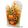 Manusa de bucatarie din textil cu decor de toamna 26 cm
