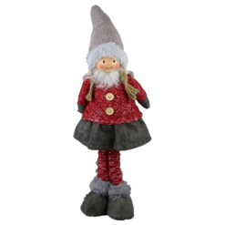 Alternative view of Figurina Copil din textil 45 CM, Bordo