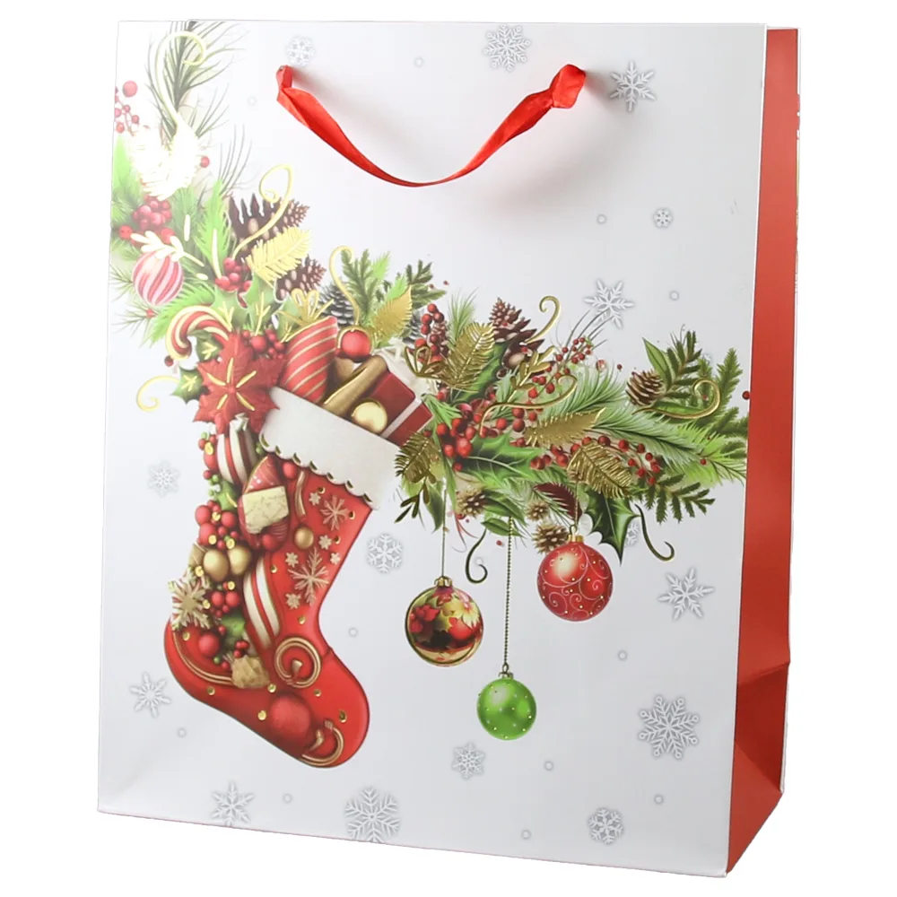 Punga cadou Craciun 26x32 CM, Decor Craciun