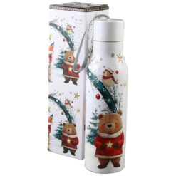 Alternative view of Sticla termos 500 ml, Christmas Cuties, in cutie decorativa, Animalute de Craciun