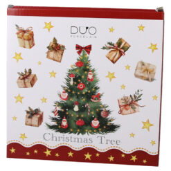 Alternative view of Set 2 farfurii din portelan 19 CM, Christmas Tree, in cutie decorativa, Brad de Craciun