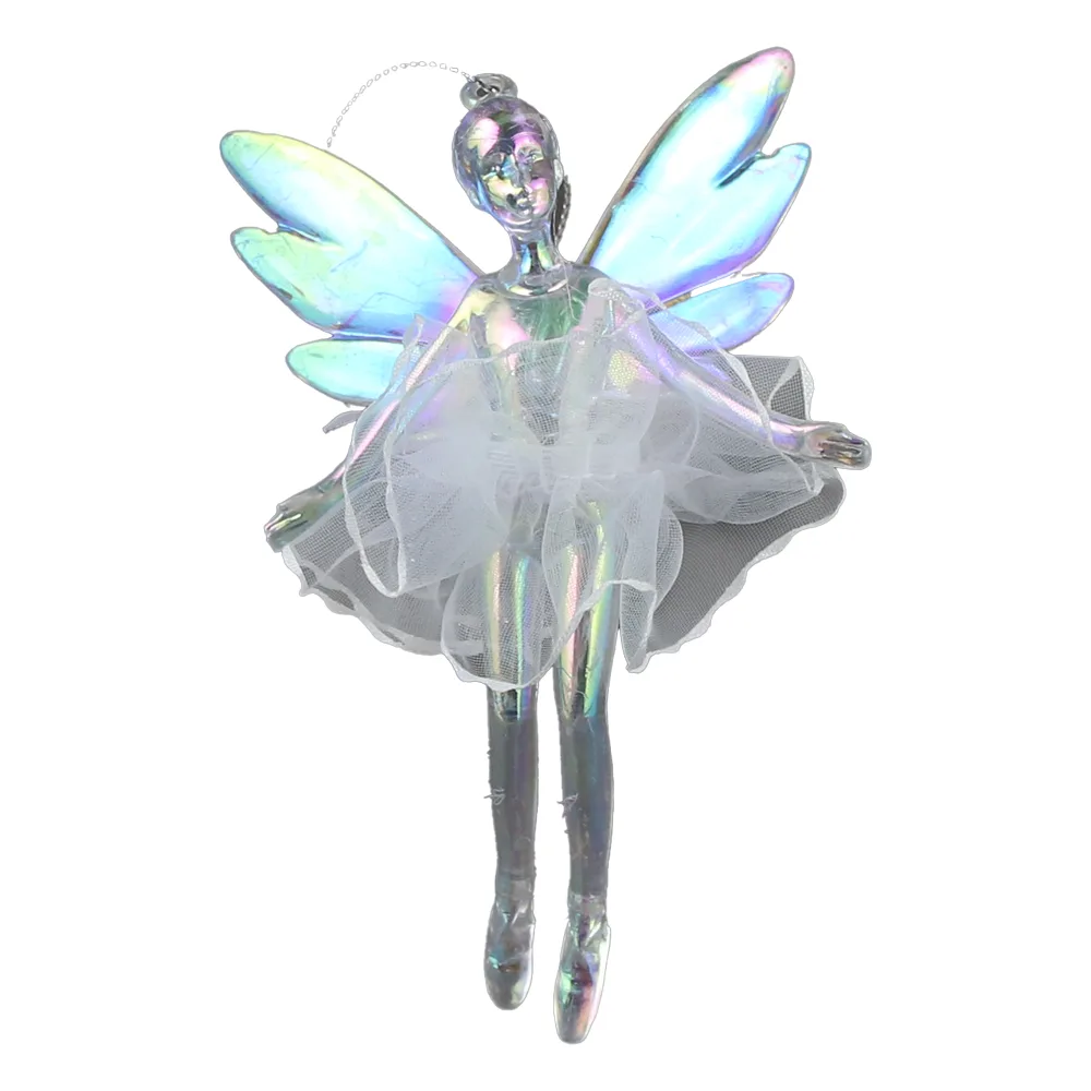 Ornament de brad Ingeras balerina din acril, 13 CM