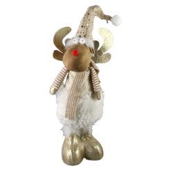 Alternative view of Figurina Ren cu picioare extensibile 60/49 CM, cu paiete
