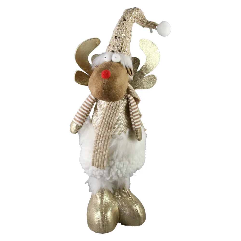 Figurina Ren cu picioare extensibile 60/49 CM, cu paiete - imagine 2