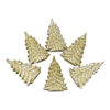 Set 6 brazi din rasina 2.5x4 CM, Auriu, cu a