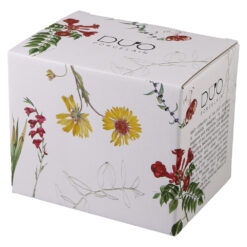 Cana de sticla cu perete dublu, 530 ml, "The colors of nature", in cutie decorativa - imagine 4