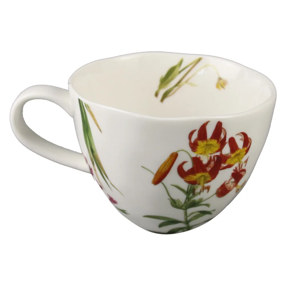 Cana din portelan 350 ml, "The colors of nature", in cutie decorativa - imagine 3