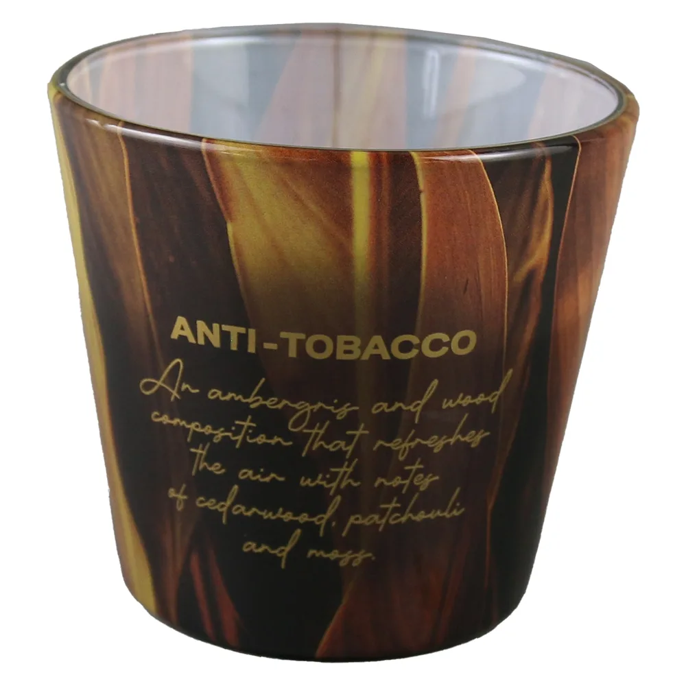 Lumanare parfumata in pahar 115 gr, "Anti-Tobacco" - imagine 2