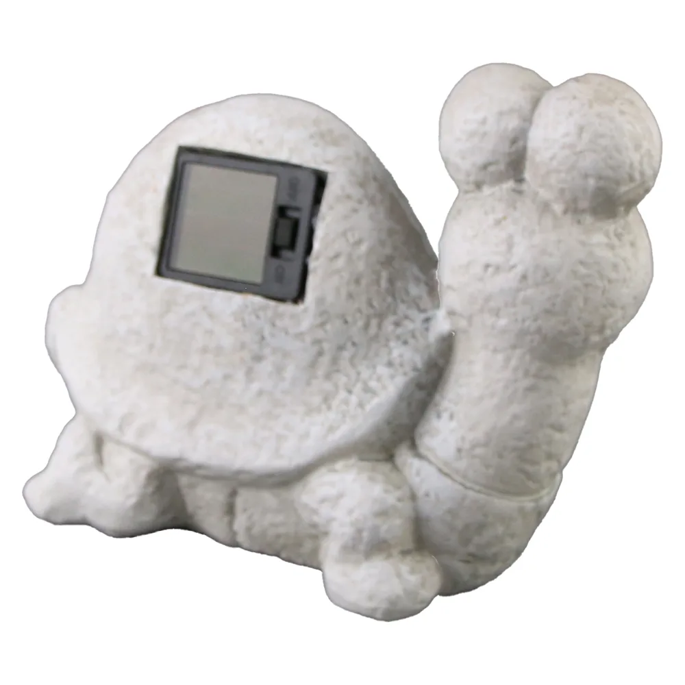 Figurina Broasca testoasa din ceramica, lampa solara 18 x14.5 cm - imagine 2