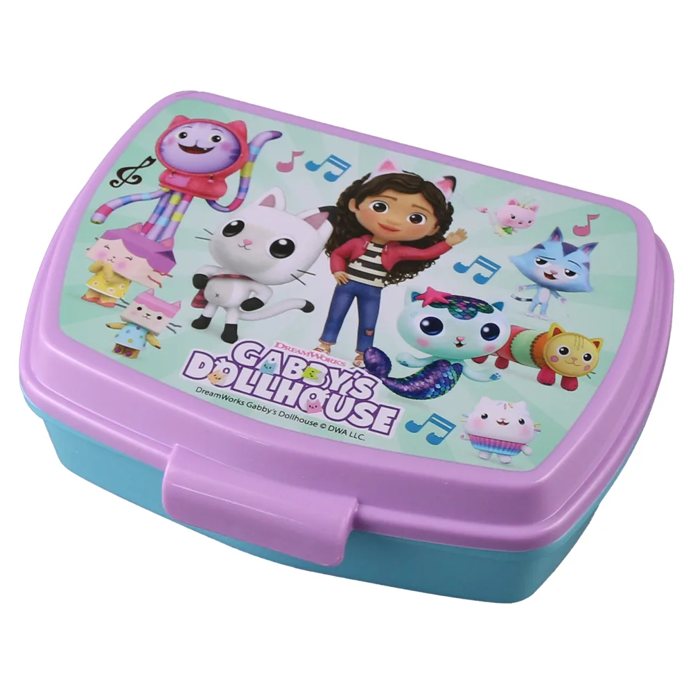 Cutie sandwich din plastic, Gabby's Dollhouse, 17 x 14 cm