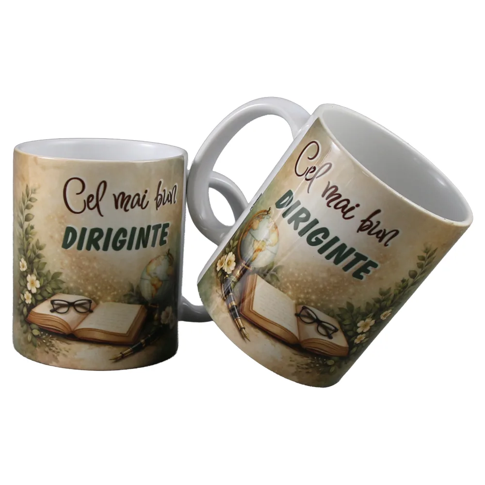 Cana din ceramica "Cel mai bun Diriginte" 330 ml, domn - imagine 2