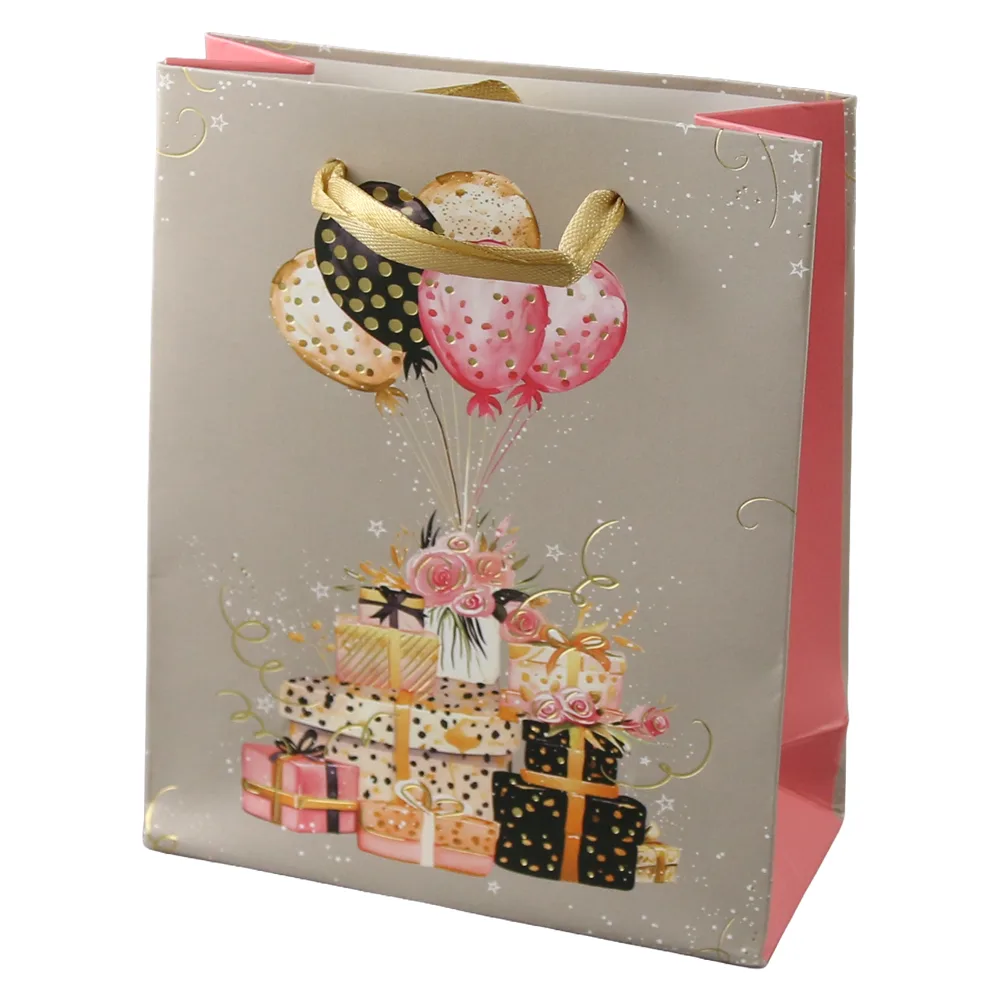 Punga cadou din hartie 11 x 14 cm, cutii cadou si baloane