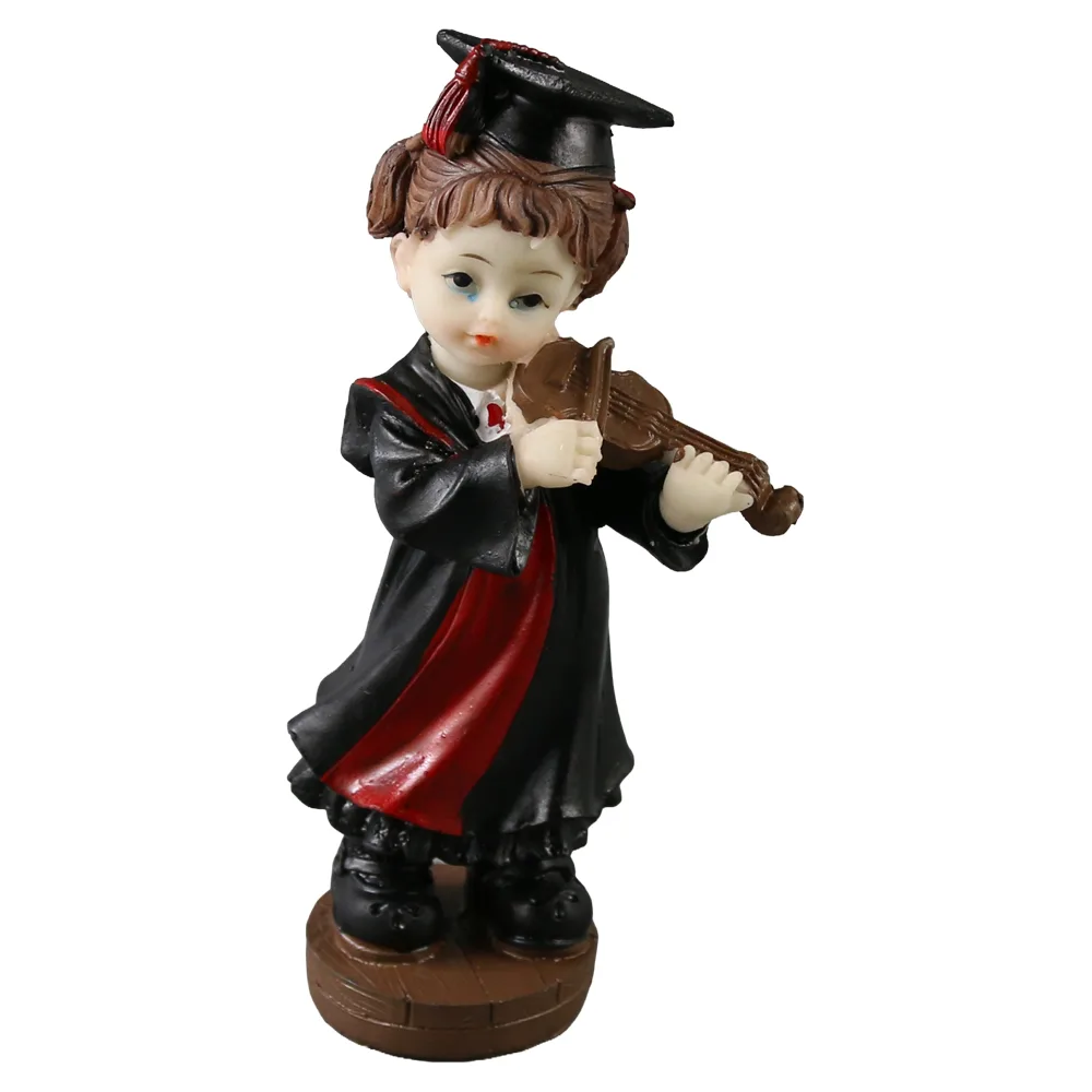 Figurina Absolvent din rasina 15 cm fata/baiat, modele variate - imagine 3