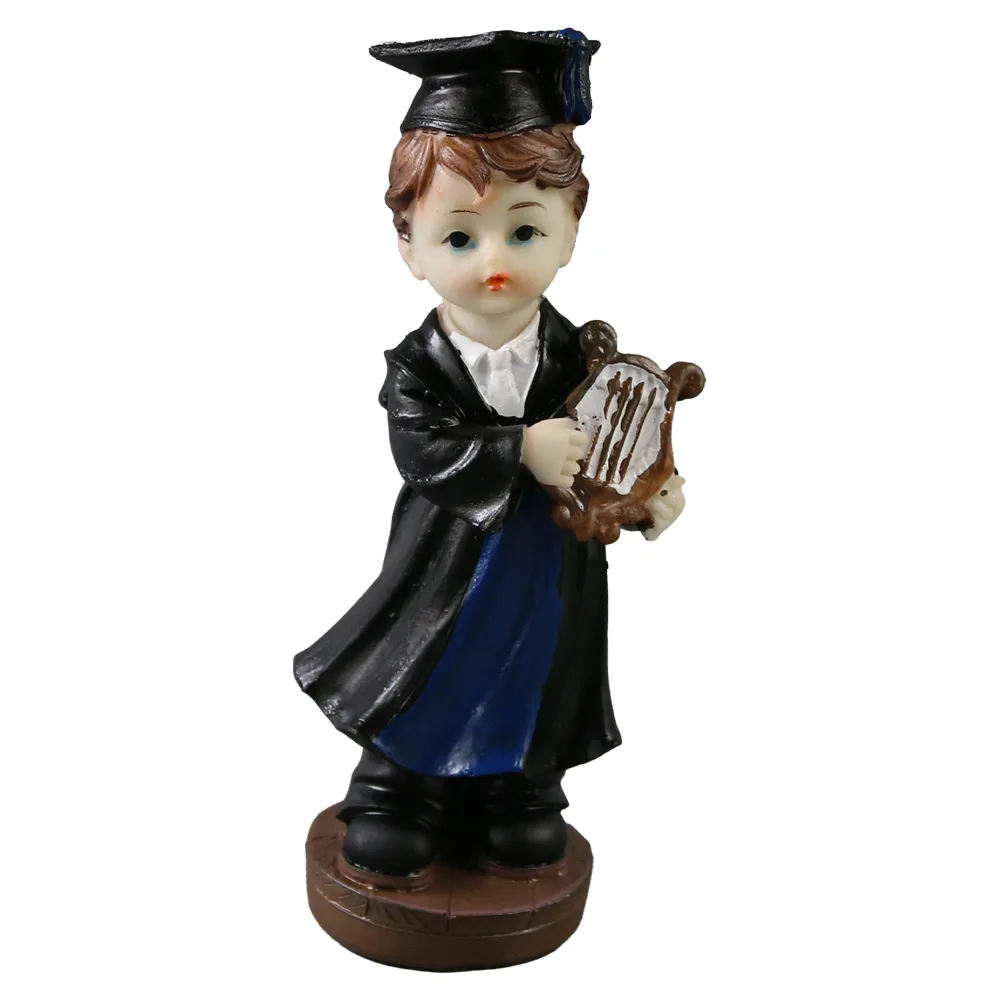 Figurina Absolvent din rasina 15 cm fata/baiat, modele variate - imagine 4