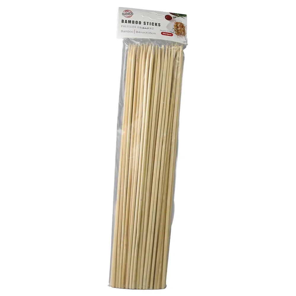 Set 50 bete pentru frigarui din bambus 35 cm