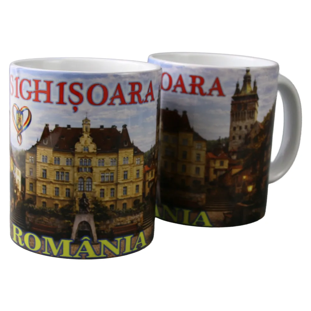 Cana din ceramica Sighisoara 330 ml, Romania - imagine 2