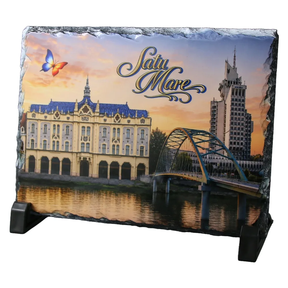 Placa din ardezie Satu Mare 19 x 14 cm, pod